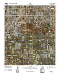 Lancaster Texas Historical topographic map, 1:24000 scale, 7.5 X 7.5 Minute, Year 2010