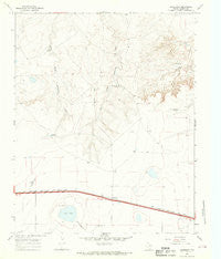 Landergin Texas Historical topographic map, 1:24000 scale, 7.5 X 7.5 Minute, Year 1966