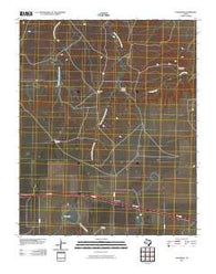 Landergin Texas Historical topographic map, 1:24000 scale, 7.5 X 7.5 Minute, Year 2010