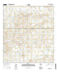 Landrum Tank Texas Current topographic map, 1:24000 scale, 7.5 X 7.5 Minute, Year 2016