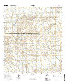 Landrum Tank Texas Current topographic map, 1:24000 scale, 7.5 X 7.5 Minute, Year 2016