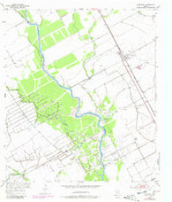 Lane City Texas Historical topographic map, 1:24000 scale, 7.5 X 7.5 Minute, Year 1952