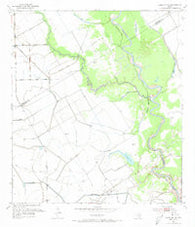 Lane City SE Texas Historical topographic map, 1:24000 scale, 7.5 X 7.5 Minute, Year 1952