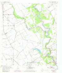 Lane City SE Texas Historical topographic map, 1:24000 scale, 7.5 X 7.5 Minute, Year 1952