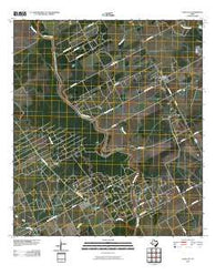 Lane City Texas Historical topographic map, 1:24000 scale, 7.5 X 7.5 Minute, Year 2010