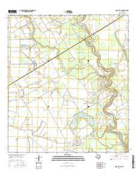 Lane City SE Texas Current topographic map, 1:24000 scale, 7.5 X 7.5 Minute, Year 2016