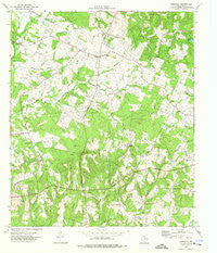 Laneville Texas Historical topographic map, 1:24000 scale, 7.5 X 7.5 Minute, Year 1973