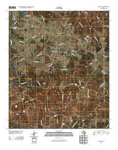 Laneville Texas Historical topographic map, 1:24000 scale, 7.5 X 7.5 Minute, Year 2010
