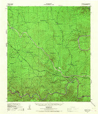 Langtry Texas Historical topographic map, 1:62500 scale, 15 X 15 Minute, Year 1943