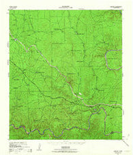 Langtry Texas Historical topographic map, 1:62500 scale, 15 X 15 Minute, Year 1943