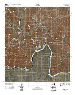 Langtry Texas Historical topographic map, 1:24000 scale, 7.5 X 7.5 Minute, Year 2010