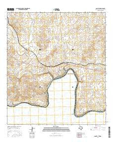 Langtry Texas Current topographic map, 1:24000 scale, 7.5 X 7.5 Minute, Year 2016