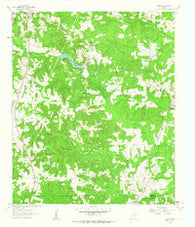 Lanier Texas Historical topographic map, 1:24000 scale, 7.5 X 7.5 Minute, Year 1962