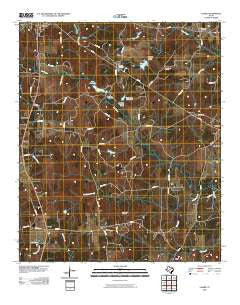 Lanier Texas Historical topographic map, 1:24000 scale, 7.5 X 7.5 Minute, Year 2010