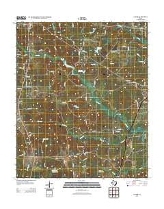 Lanier Texas Historical topographic map, 1:24000 scale, 7.5 X 7.5 Minute, Year 2013