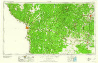 Laredo Texas Historical topographic map, 1:250000 scale, 1 X 2 Degree, Year 1956