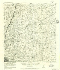 Laredo East Texas Historical topographic map, 1:62500 scale, 15 X 15 Minute, Year 1956