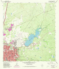 Laredo East Texas Historical topographic map, 1:24000 scale, 7.5 X 7.5 Minute, Year 1965