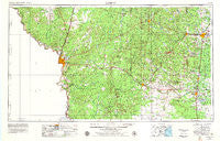 Laredo Texas Historical topographic map, 1:250000 scale, 1 X 2 Degree, Year 1956