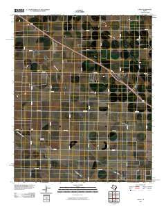 Lariat Texas Historical topographic map, 1:24000 scale, 7.5 X 7.5 Minute, Year 2010