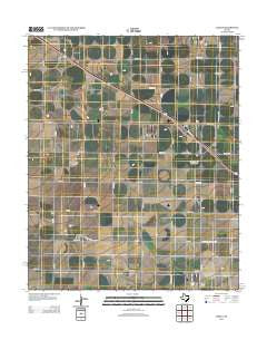 Lariat Texas Historical topographic map, 1:24000 scale, 7.5 X 7.5 Minute, Year 2012