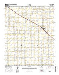 Lariat Texas Current topographic map, 1:24000 scale, 7.5 X 7.5 Minute, Year 2016