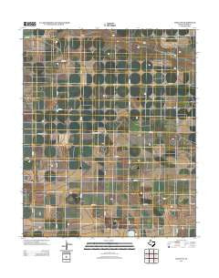 Lariat NE Texas Historical topographic map, 1:24000 scale, 7.5 X 7.5 Minute, Year 2012