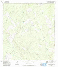 Las Escobas Ranch Texas Historical topographic map, 1:24000 scale, 7.5 X 7.5 Minute, Year 1972