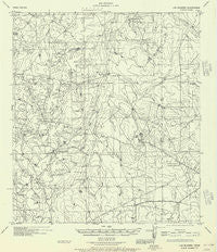 Las Mujeres Texas Historical topographic map, 1:62500 scale, 15 X 15 Minute, Year 1956