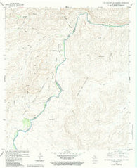 Las Vegas De Los Ladrones Texas Historical topographic map, 1:24000 scale, 7.5 X 7.5 Minute, Year 1983