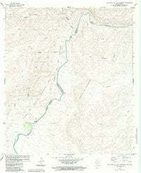 Las Vegas De Los Ladrones Texas Historical topographic map, 1:24000 scale, 7.5 X 7.5 Minute, Year 1983