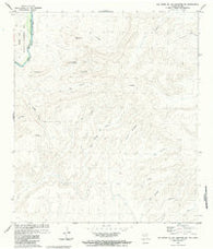 Las Vegas De Los Ladrones SW Texas Historical topographic map, 1:24000 scale, 7.5 X 7.5 Minute, Year 1983