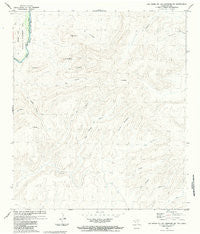 Las Vegas De Los Ladrones SW Texas Historical topographic map, 1:24000 scale, 7.5 X 7.5 Minute, Year 1983