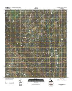 Las Escobas Ranch Texas Historical topographic map, 1:24000 scale, 7.5 X 7.5 Minute, Year 2012