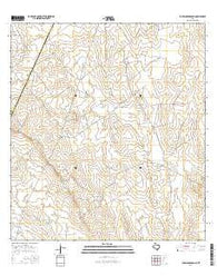 Las Escobas Ranch Texas Current topographic map, 1:24000 scale, 7.5 X 7.5 Minute, Year 2016