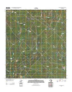 Las Flores Texas Historical topographic map, 1:24000 scale, 7.5 X 7.5 Minute, Year 2013