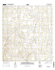 Las Islas Ranch Texas Current topographic map, 1:24000 scale, 7.5 X 7.5 Minute, Year 2016
