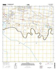 Las Milpas Texas Current topographic map, 1:24000 scale, 7.5 X 7.5 Minute, Year 2016