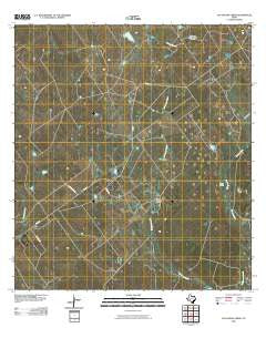 Las Ovejas Creek Texas Historical topographic map, 1:24000 scale, 7.5 X 7.5 Minute, Year 2010