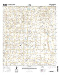 Las Ovejas Creek Texas Current topographic map, 1:24000 scale, 7.5 X 7.5 Minute, Year 2016
