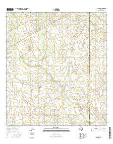 Las Vegas Texas Current topographic map, 1:24000 scale, 7.5 X 7.5 Minute, Year 2016