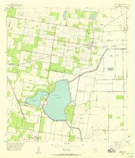 Lasara Texas Historical topographic map, 1:24000 scale, 7.5 X 7.5 Minute, Year 1957