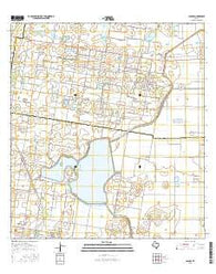 Lasara Texas Current topographic map, 1:24000 scale, 7.5 X 7.5 Minute, Year 2016