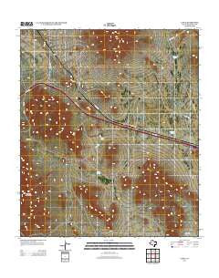 Lasca Texas Historical topographic map, 1:24000 scale, 7.5 X 7.5 Minute, Year 2013