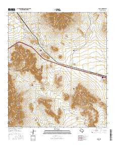 Lasca Texas Current topographic map, 1:24000 scale, 7.5 X 7.5 Minute, Year 2016