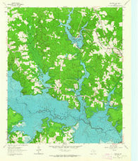 Lassater Texas Historical topographic map, 1:24000 scale, 7.5 X 7.5 Minute, Year 1961