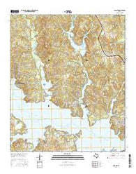 Lassater Texas Current topographic map, 1:24000 scale, 7.5 X 7.5 Minute, Year 2016