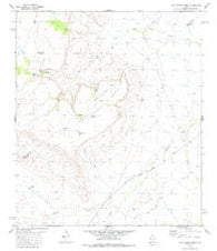 Last Chance Mesa Texas Historical topographic map, 1:24000 scale, 7.5 X 7.5 Minute, Year 1980