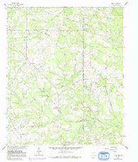 Latex Texas Historical topographic map, 1:24000 scale, 7.5 X 7.5 Minute, Year 1962