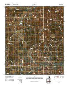 Latex Texas Historical topographic map, 1:24000 scale, 7.5 X 7.5 Minute, Year 2010
